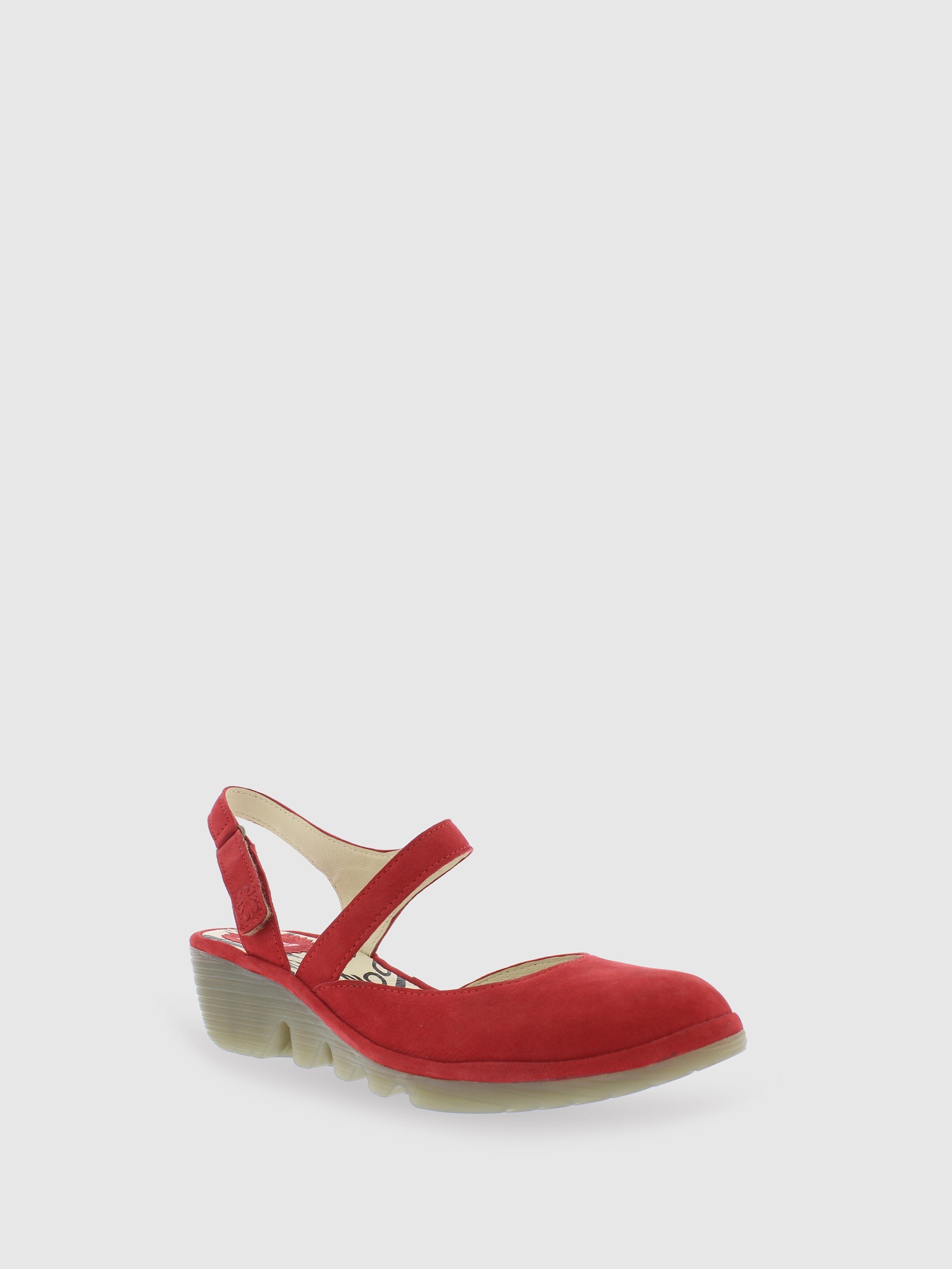 Fly London Red Velcro Sandals